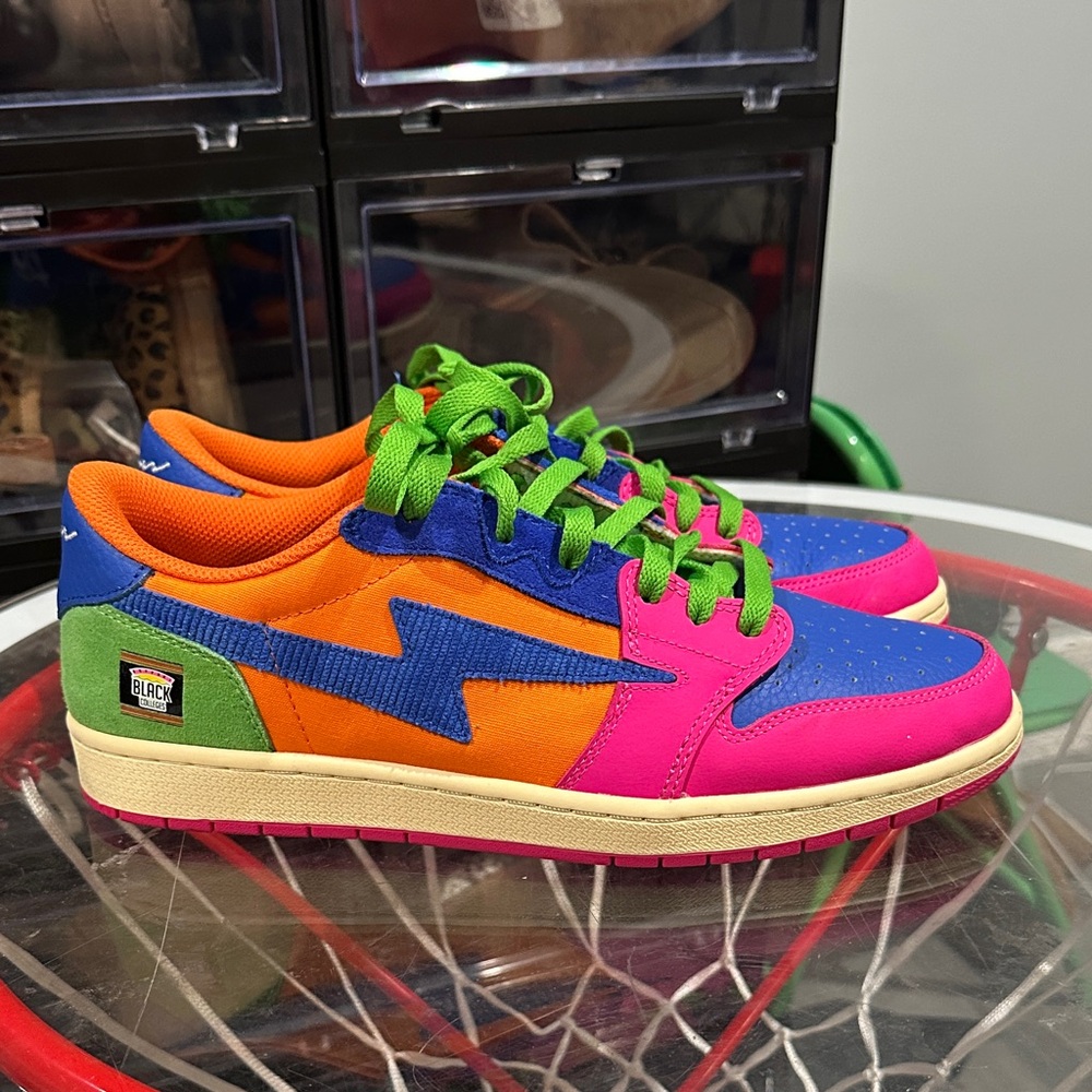Kool Kiy Black college multicolor Sneakers